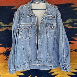 Vintage 98’ Gitano Shania Twain Authentic Tour Jean Jacket. Signed. Size Large.